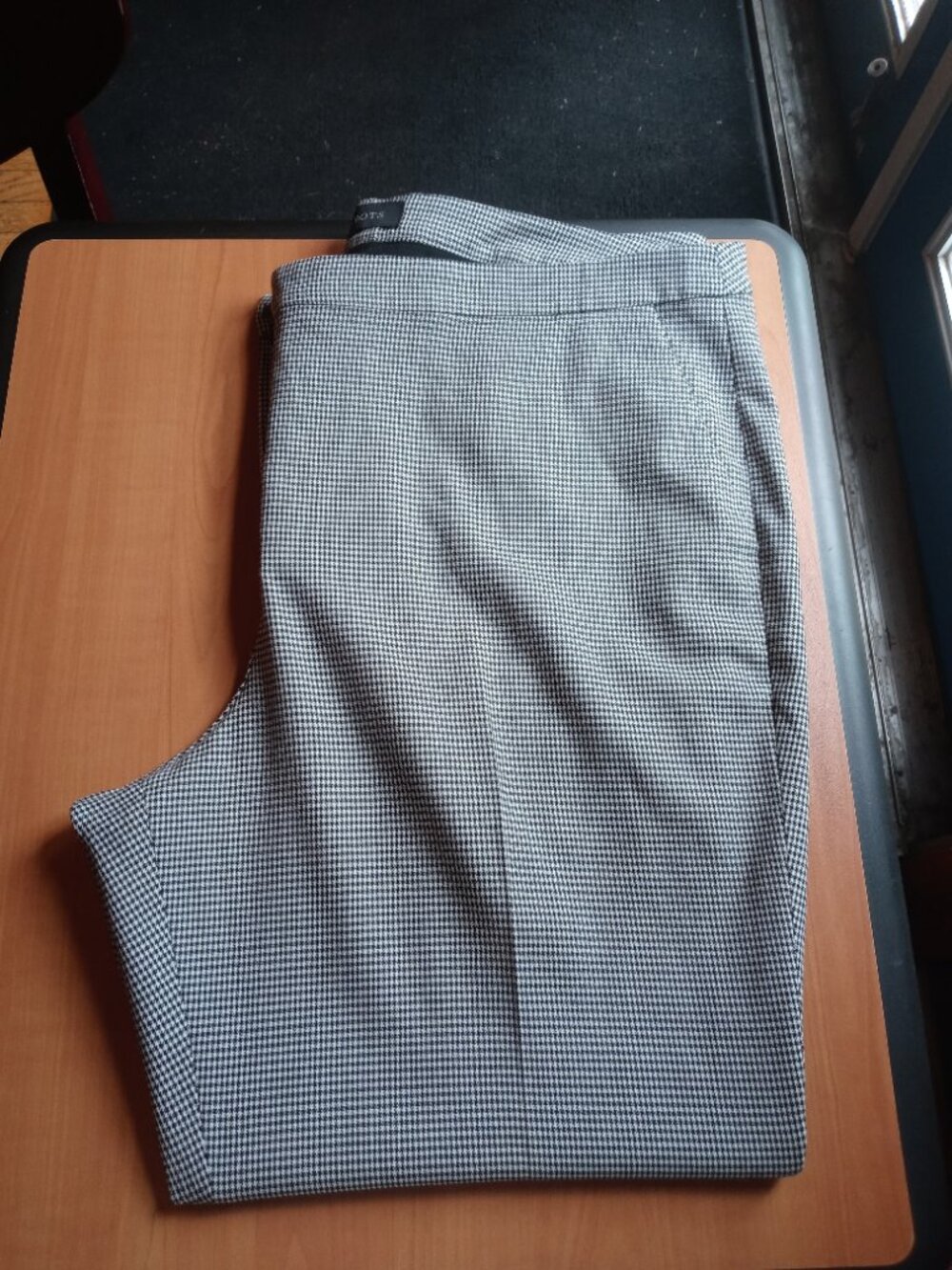 TALBOTS plus mini houndstooth ankle trouser pants (sz16)